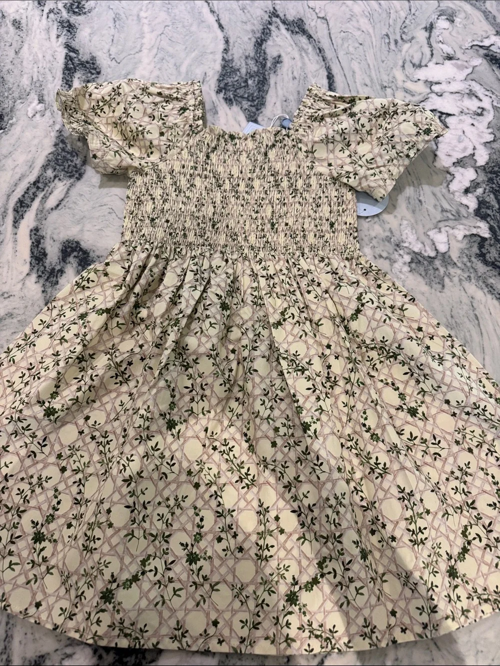 Hill House Cream dress size 11-12 brand new